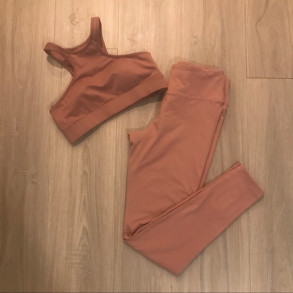 Pants - Mauve pink workout set